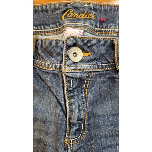 Candie's Womens Jean Bermuda Shorts Juniors Size 13 - Picture 3 of 12